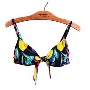 Tabitha Brown Target Designer Tropical Print Bikini Top Size M